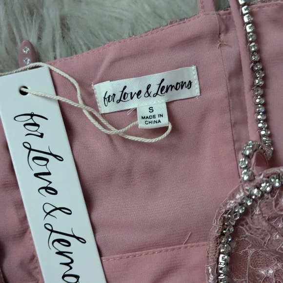 NWT For Love and Lemons Shai Maxi Gown Dress - Picture 9 of 16